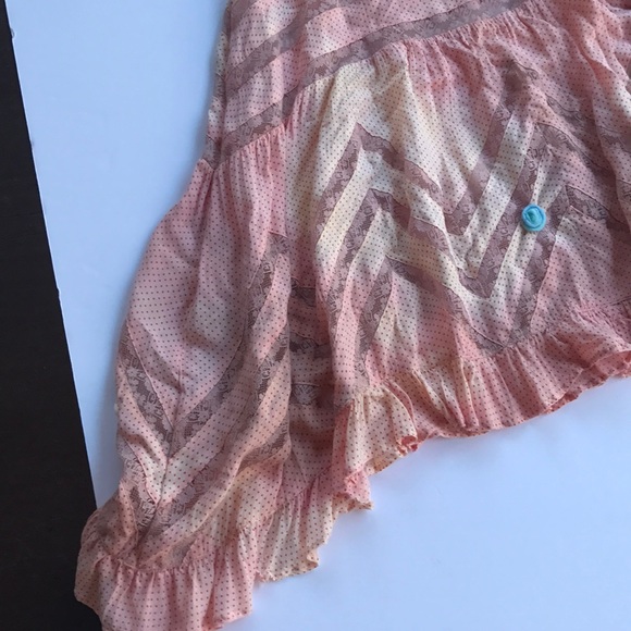 FP xDP Ballerina Princess Custom Slip Dress Rare Tie Dye Pastel Pink Free People - Picture 14 of 16